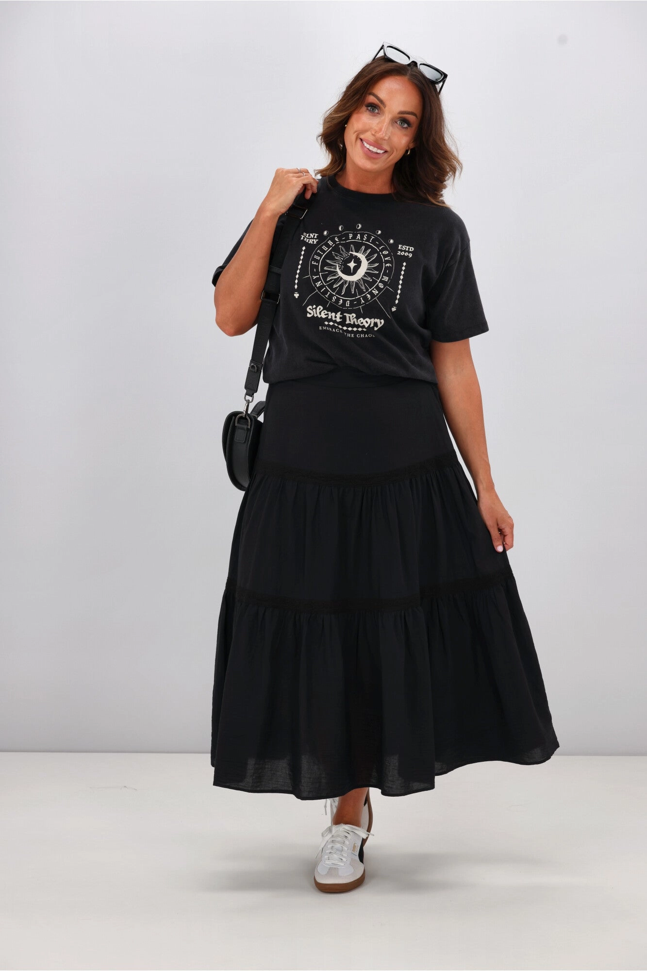 Sunday Boho Ebony Skirt Black