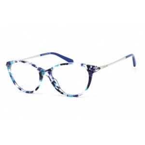 Swarovski Women's Eyeglasses - Cat Eye Colored Havana Plastic Frame | SK5349/V 055