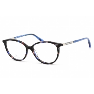 Swarovski Women's Eyeglasses - Cat Eye Shape Colored Havana Plastic Frame | SK5385 055