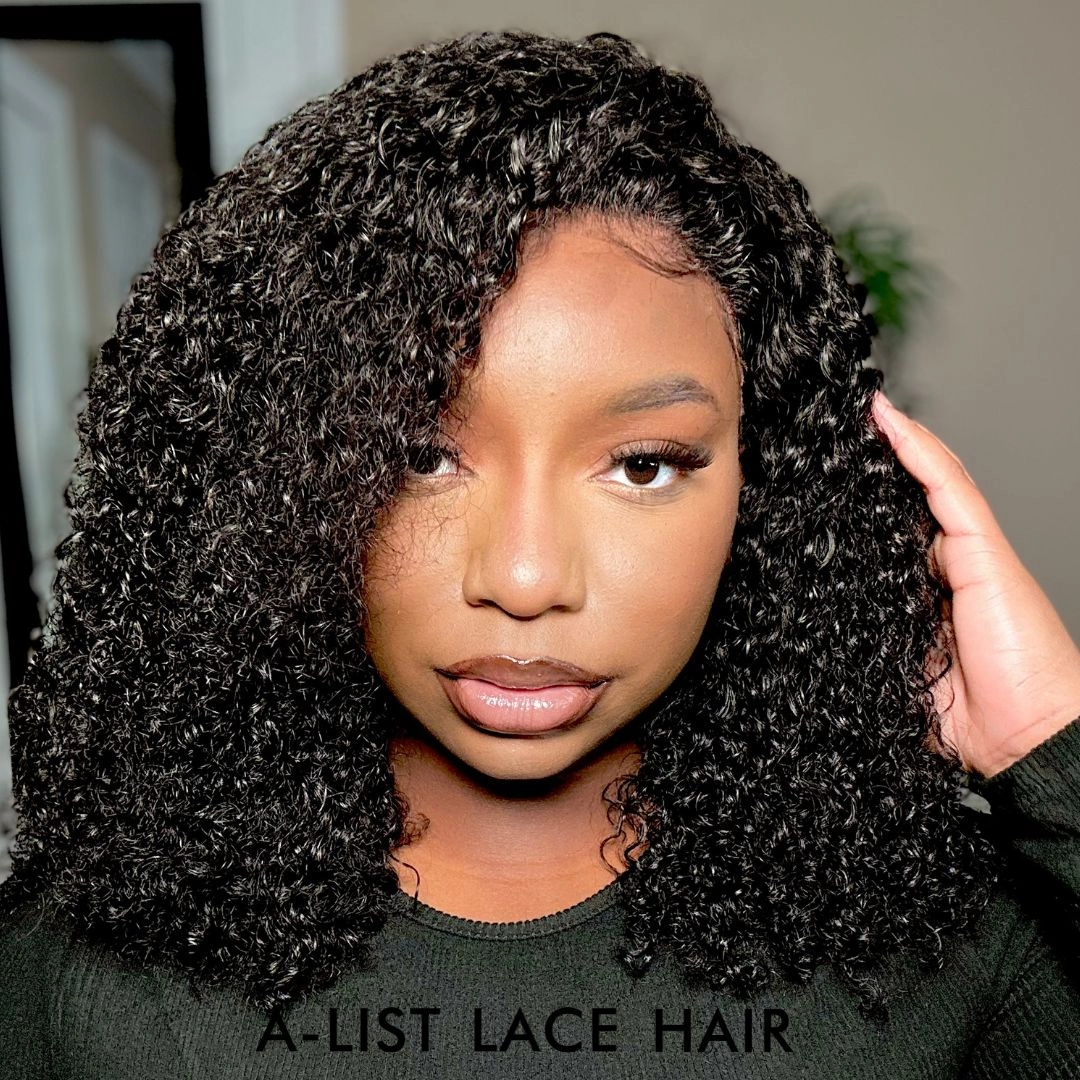 The SERENA Exotic Curly Glueless HD Lace Front Wig – Pre-Plucked 3B/3C Virgin Hair