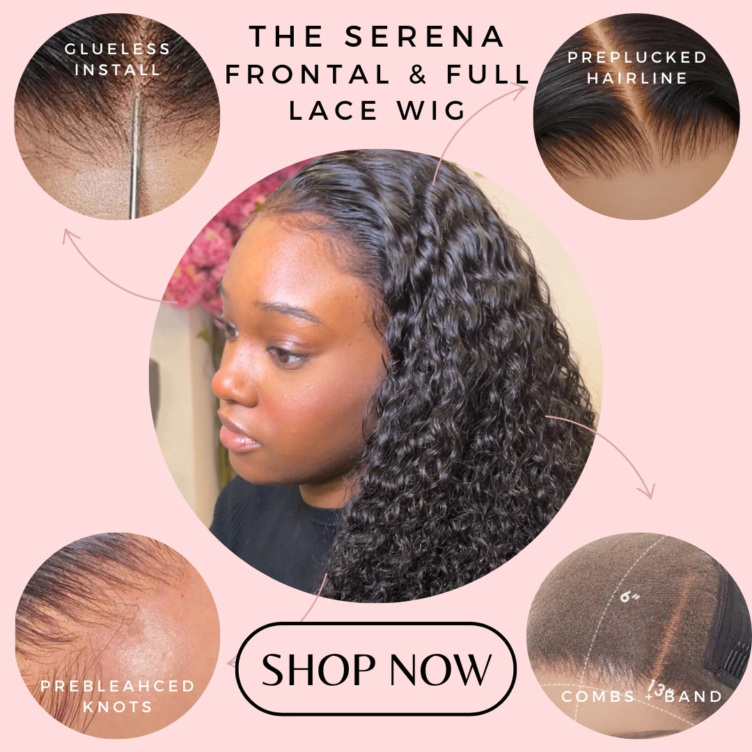 The SERENA Exotic Curly Glueless HD Lace Front Wig – Pre-Plucked 3B/3C Virgin Hair