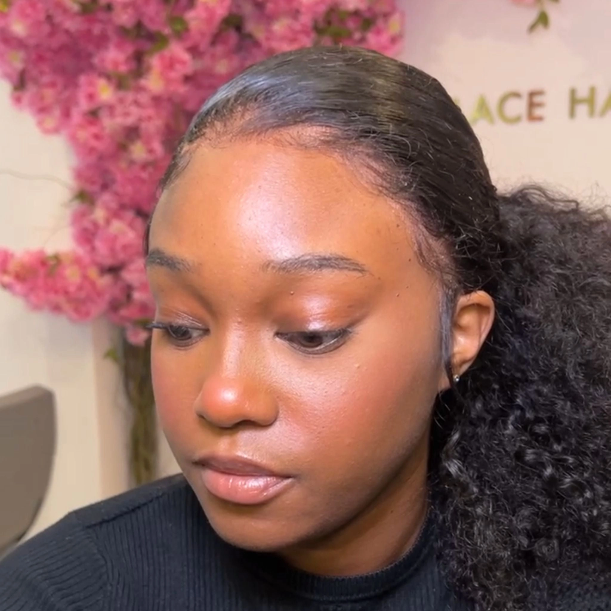 The SERENA Exotic Curly Glueless HD Lace Front Wig – Pre-Plucked 3B/3C Virgin Hair