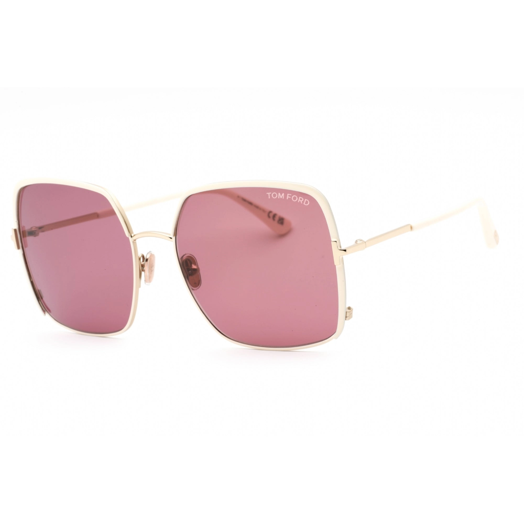 Tom Ford Women's Sunglasses - Gold Metal Butterfly Shape Full Rim Frame | FT1006 32Y