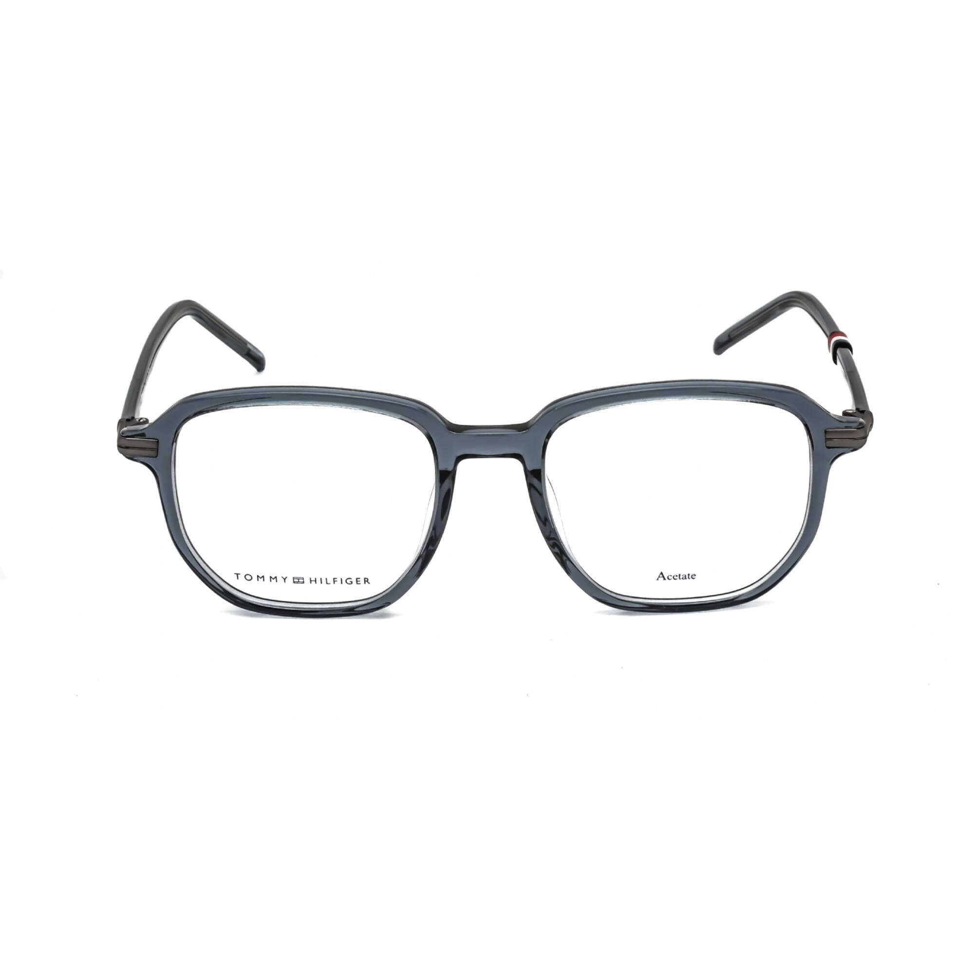 Tommy Hilfiger Men's Eyeglasses - Blue Full Rim Rectangular Frame | TH 1689 0PJP 00