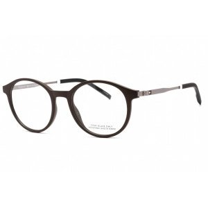 Tommy Hilfiger Men's Eyeglasses - Matte Brown Plastic Round Frame | TH 1832 0YZ4 00