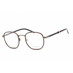 Tommy Hilfiger Men's Eyeglasses - Matte Ruthenium Oval Full Rim | TH 1686 0R81 00