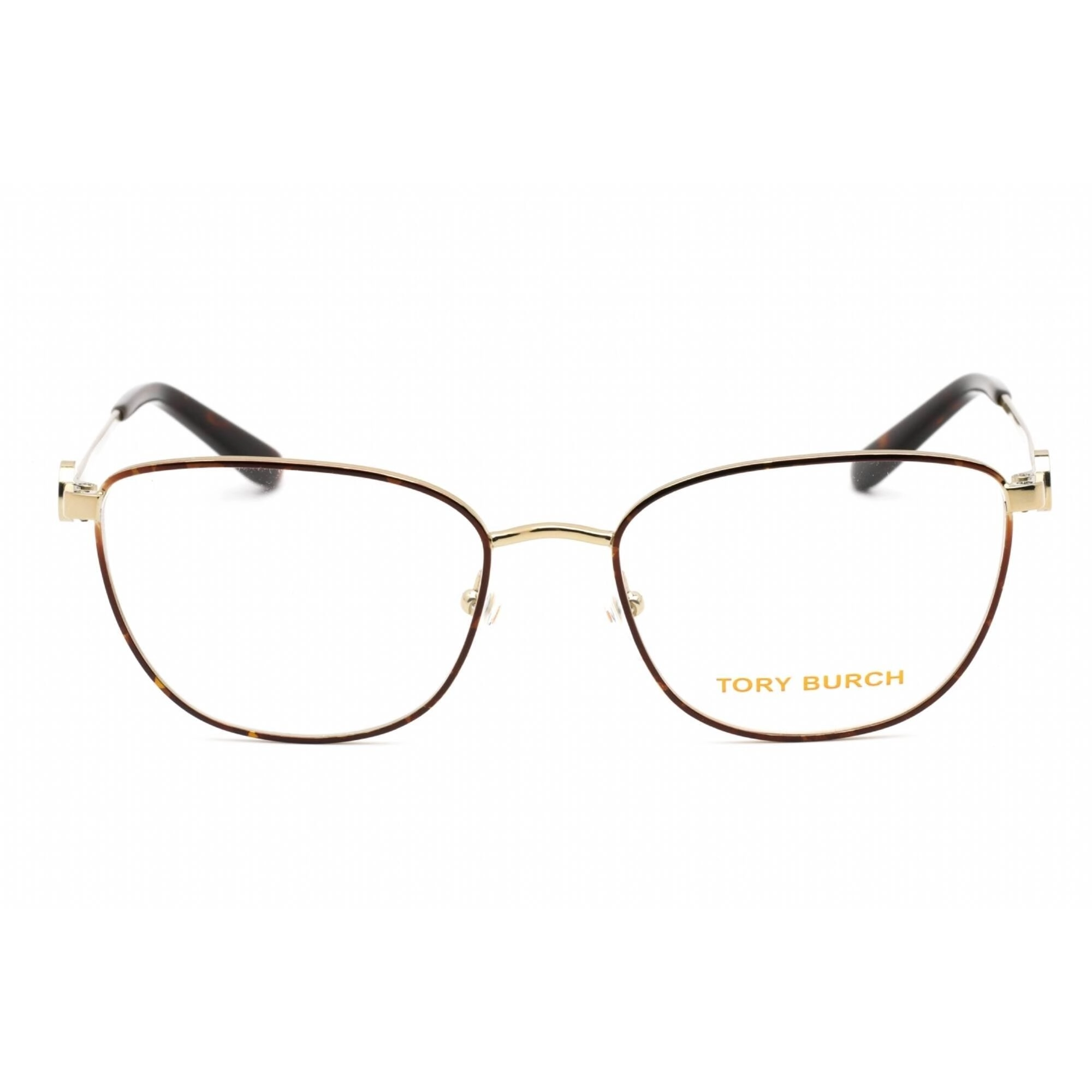 Tory Burch Women's Eyeglasses - Cat Eye Dark Tortoise/Gold Metal Frame | 0TY1067 3279