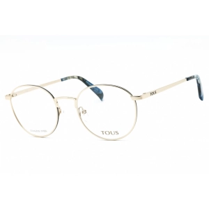 Tous Women's Eyeglasses - Shiny Red Gold Metal Round Full Rim Frame | VTO443 0SN9