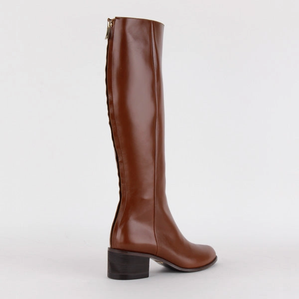 *UK size 3 - ALICE  - brown, 5cm/0.8cm heel - length 37cm , calf circumfernce 35cm.