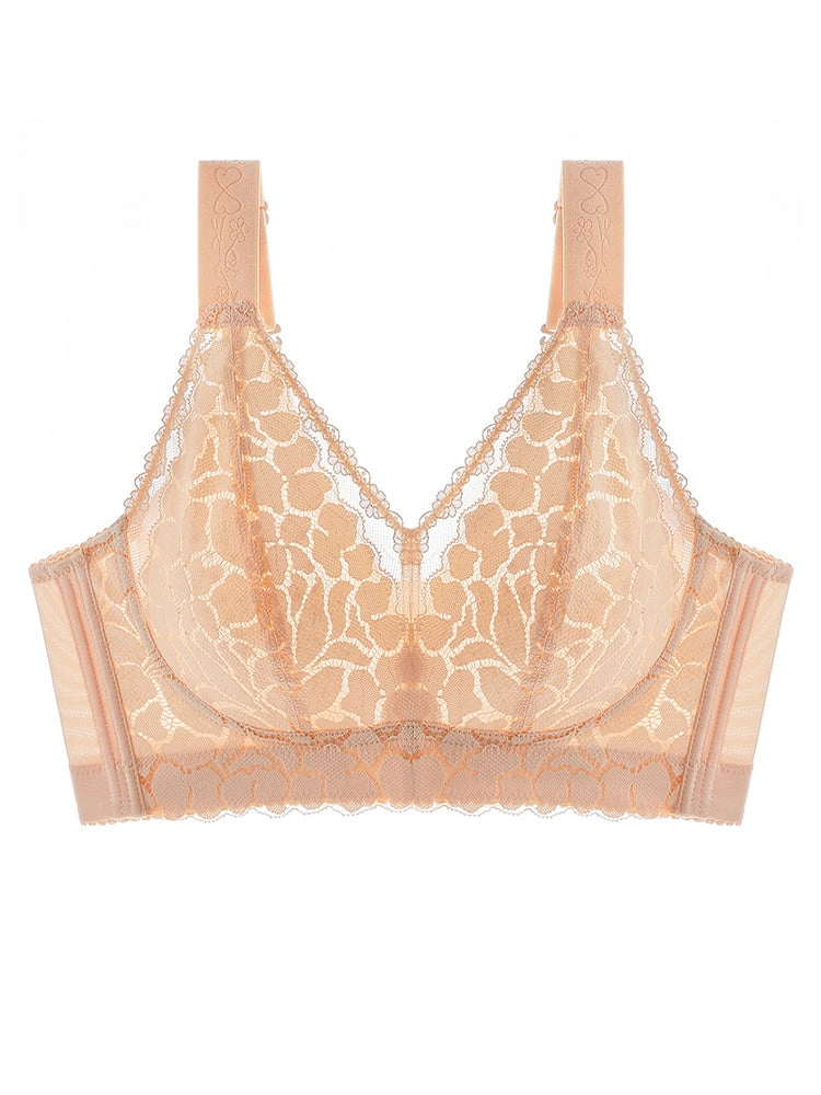 Ultra-thin Lace Side Support Minimizer Bras