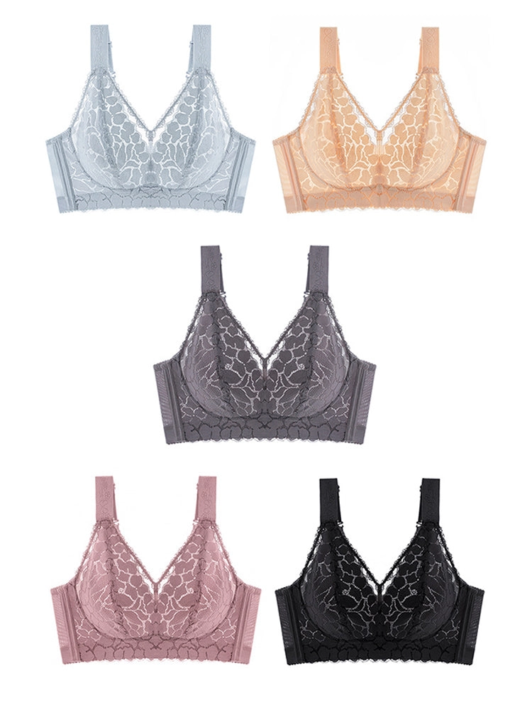 Ultra-thin Lace Side Support Minimizer Bras