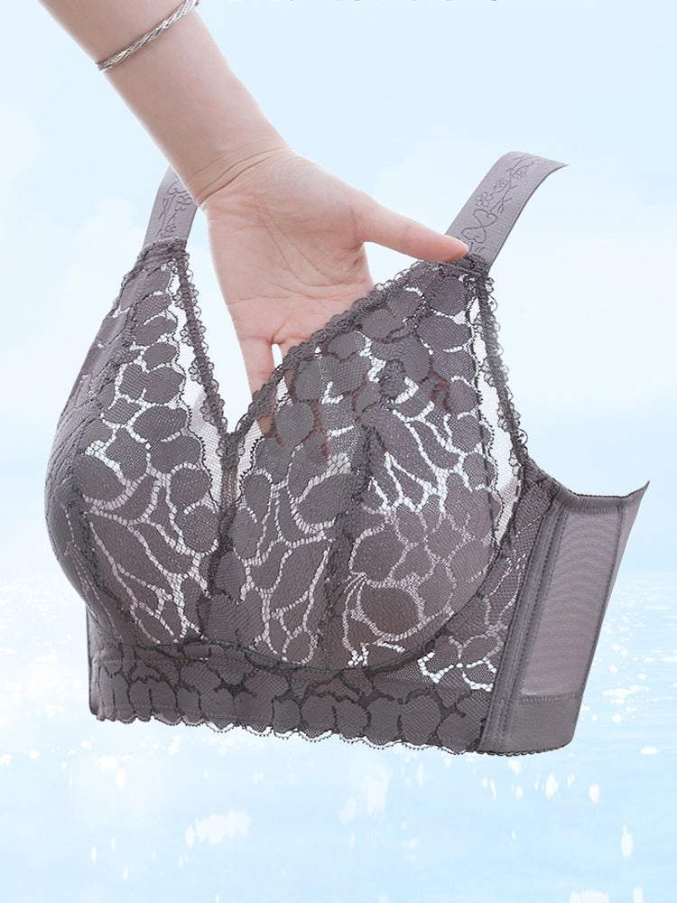 Ultra-thin Lace Side Support Minimizer Bras
