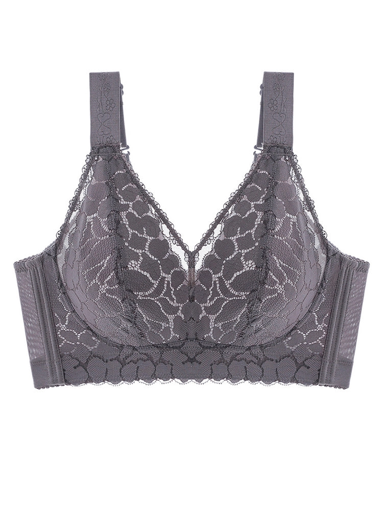 Ultra-thin Lace Side Support Minimizer Bras