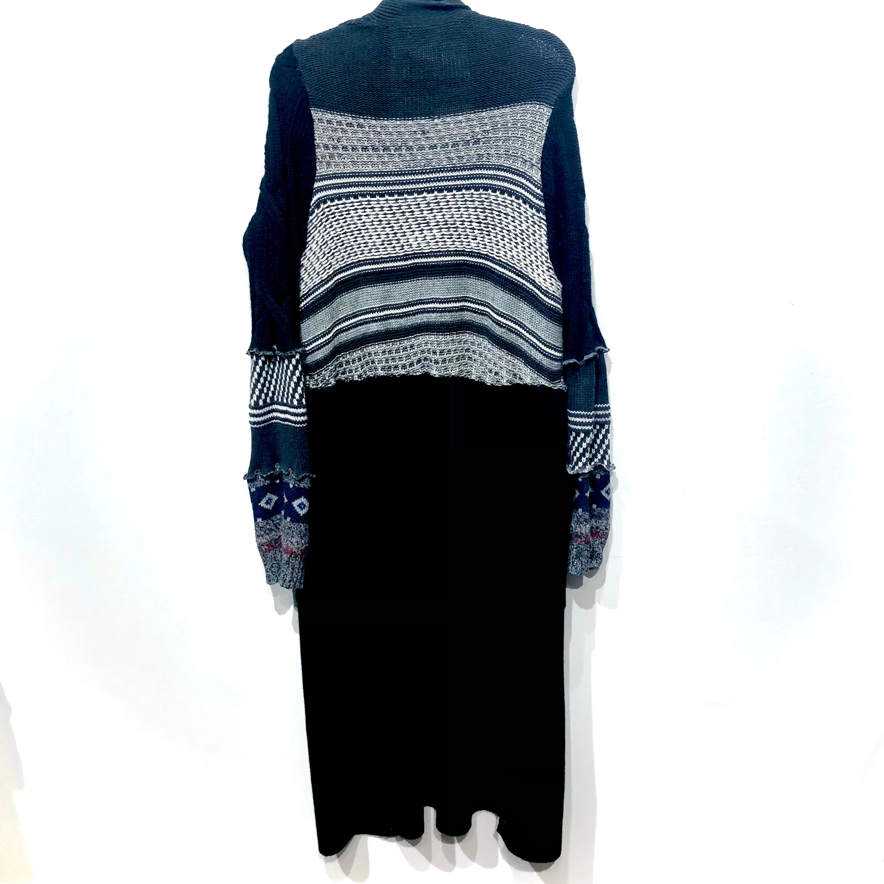 Upcycled cardigan sweater