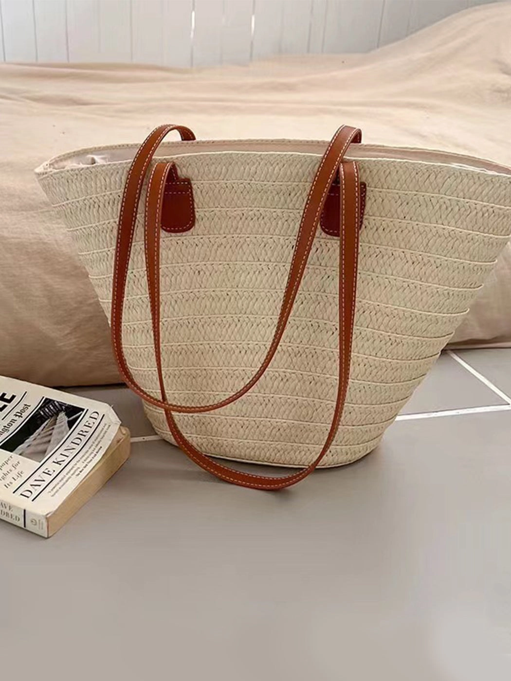 Vacation Simple Beach Woven Bag