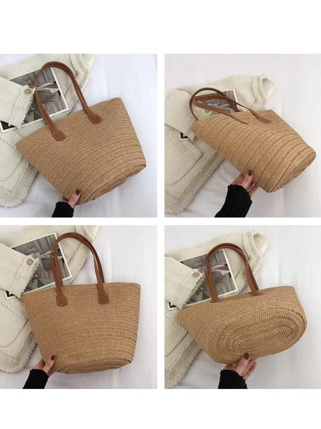 Vacation Simple Beach Woven Bag