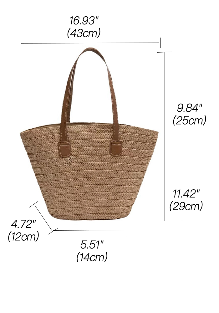Vacation Simple Beach Woven Bag