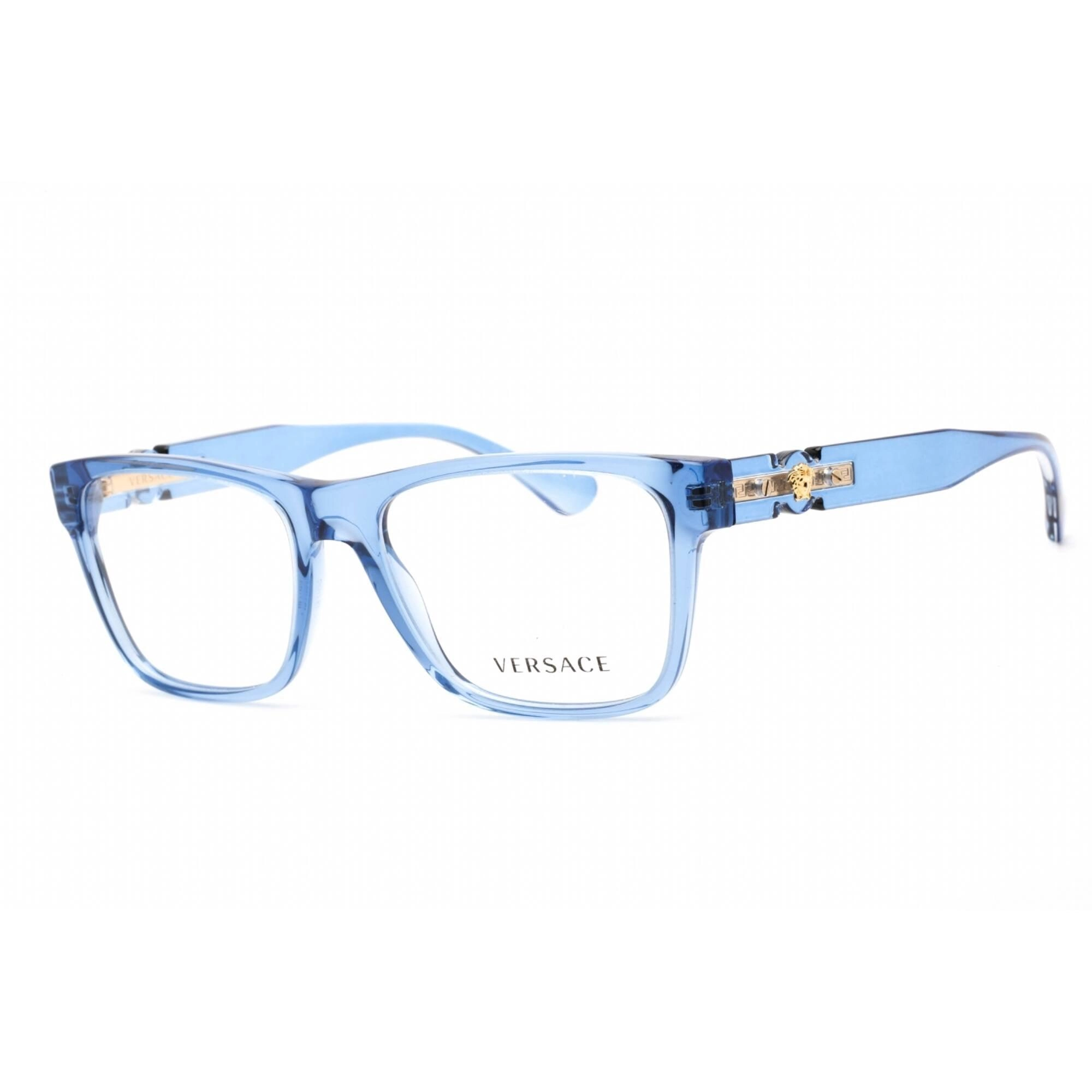 Versace Unisex Eyeglasses - Full Rim Rectangular Blue Plastic Frame | VE3303 5415