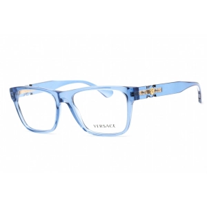 Versace Unisex Eyeglasses - Full Rim Rectangular Blue Plastic Frame | VE3303 5415
