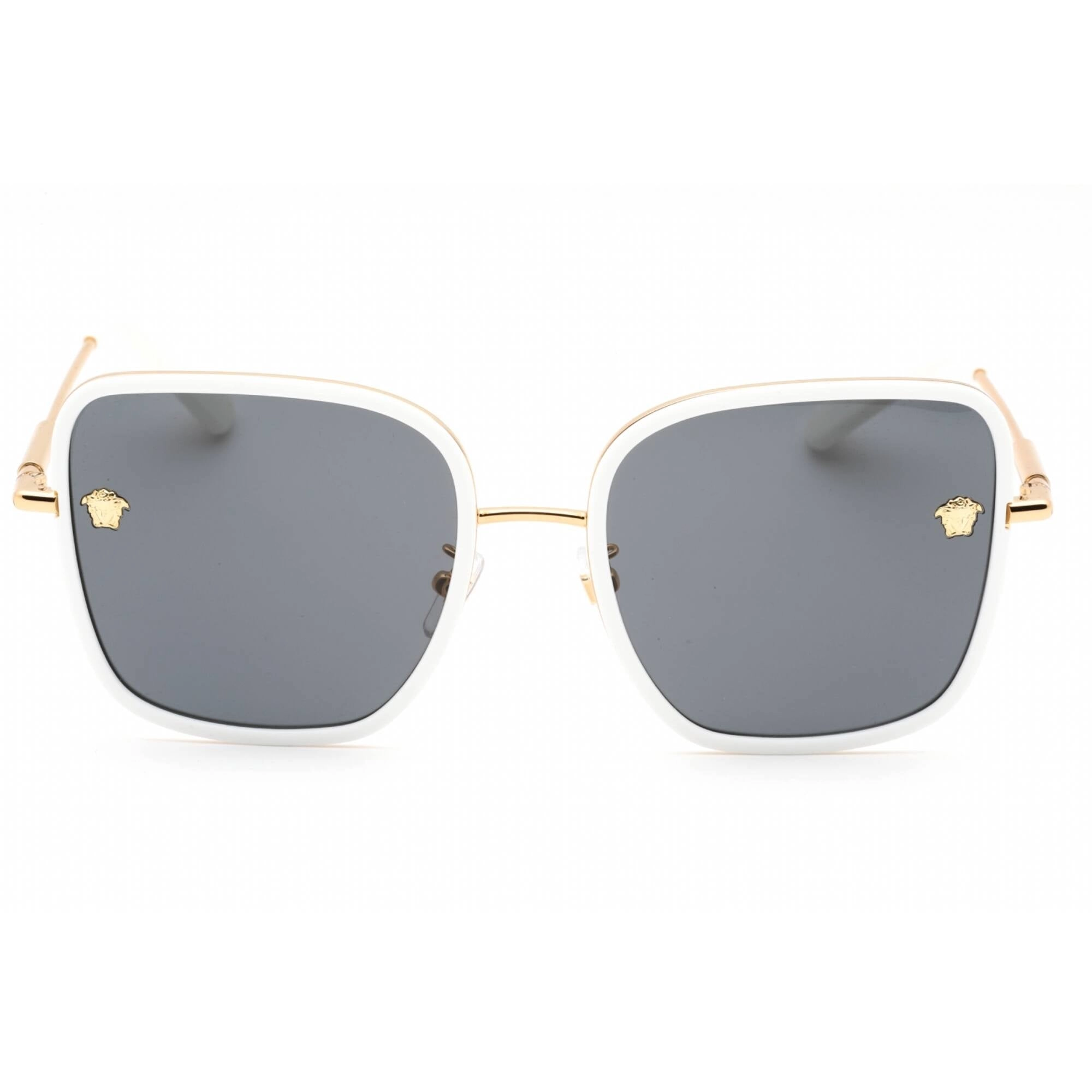 Versace Women's Sunglasses - White Full Rim Frame Dark Grey Lens | 0VE2247D 147187
