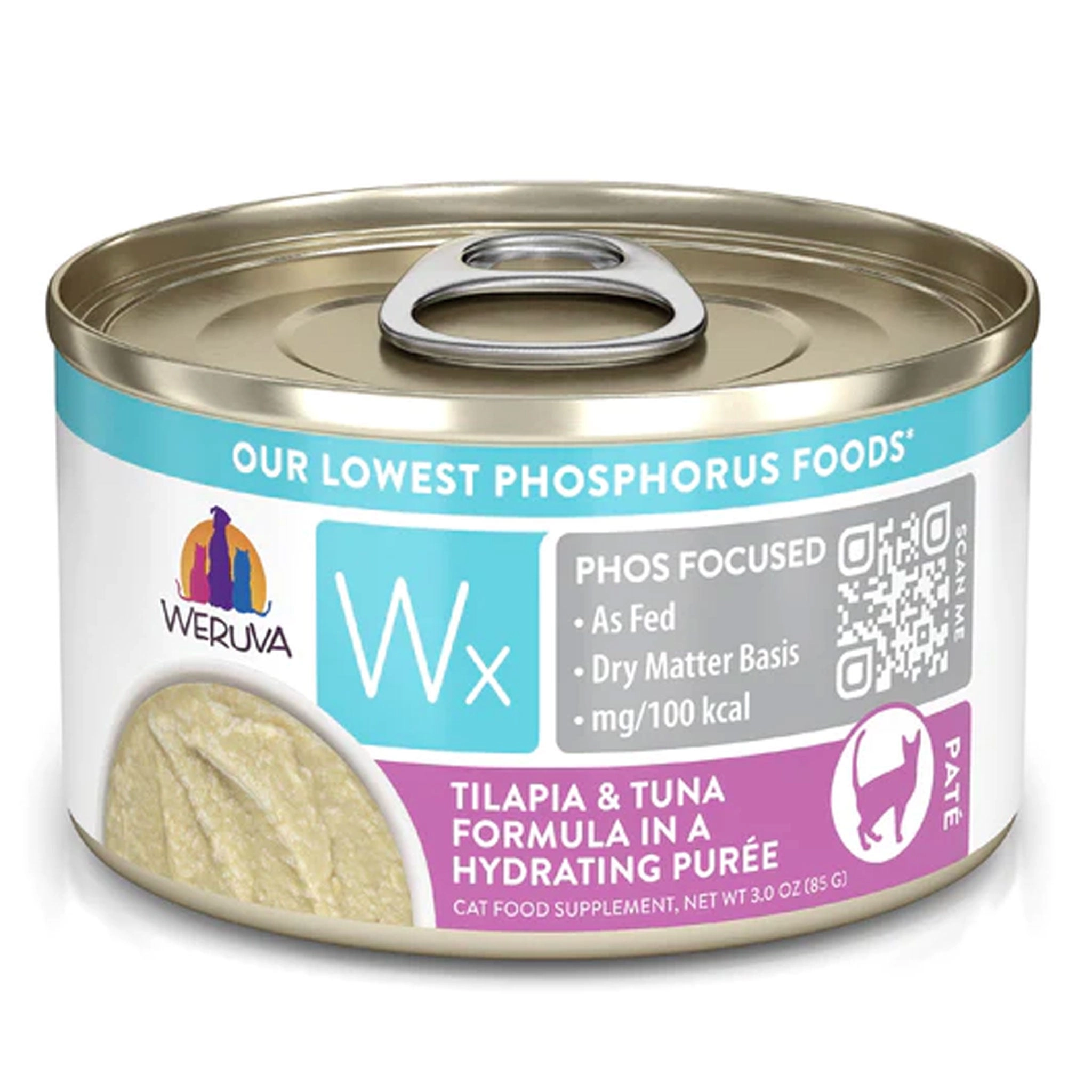 Weruva Wx Can Tilapia/Tuna Cat Food