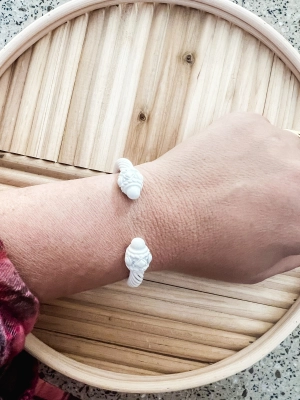 White Adjustable Bracelet