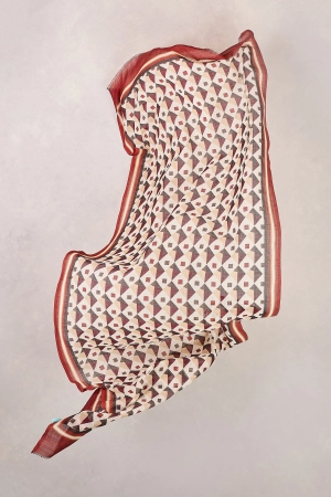 Winter Geo Wool Scarf - Multi