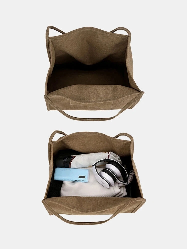 Women Canvas Large Capacity Handbag Shoulder Bag Tote