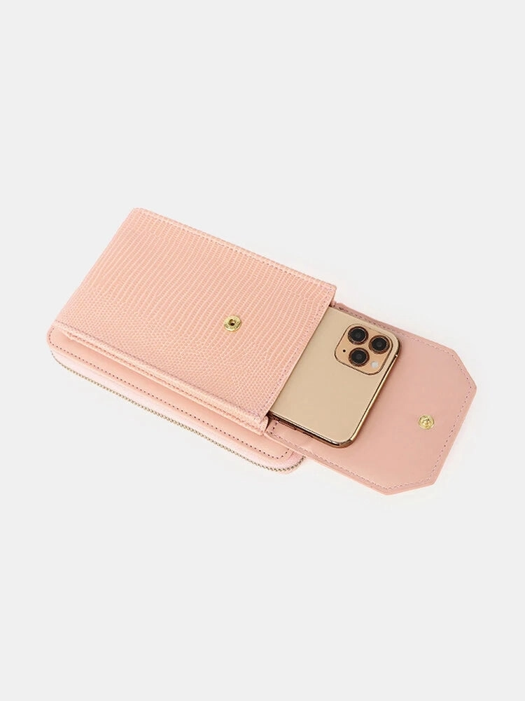 Women's Casual Multi-function Phone PU Crossbody Bag