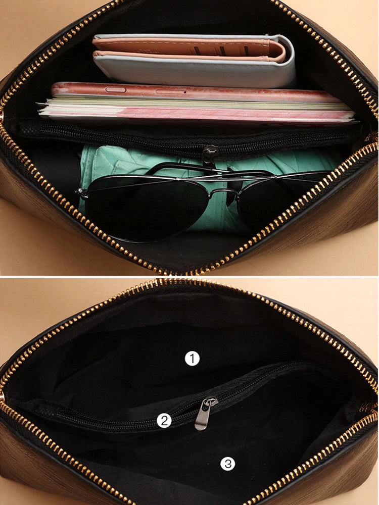 Women's PU Leather Wristlet Clutch Small Crossbody Shoulder Bag Wallet Purse