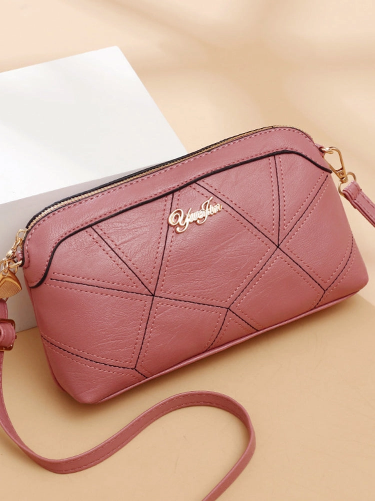 Women's PU Leather Wristlet Clutch Small Crossbody Shoulder Bag Wallet Purse