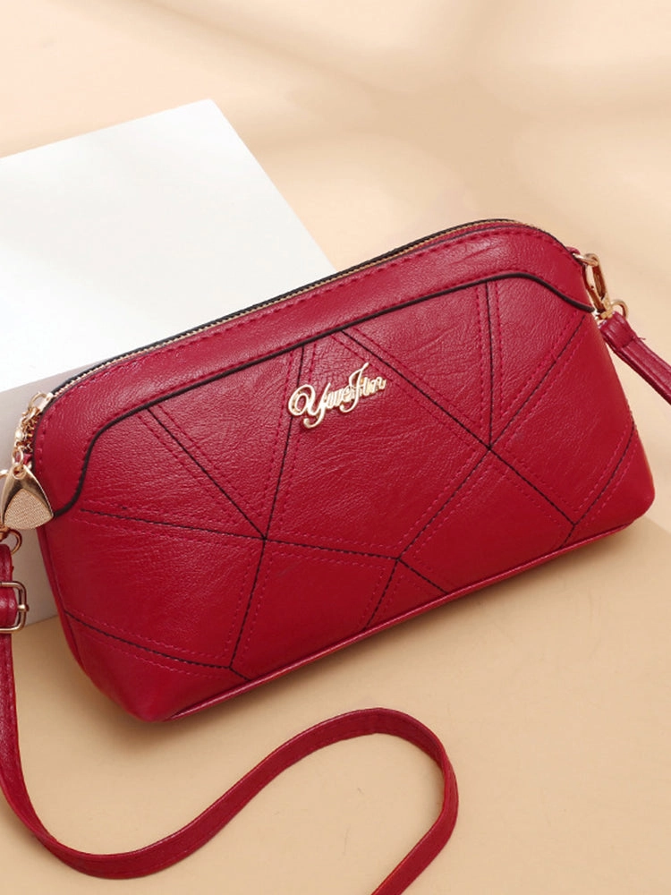 Women's PU Leather Wristlet Clutch Small Crossbody Shoulder Bag Wallet Purse