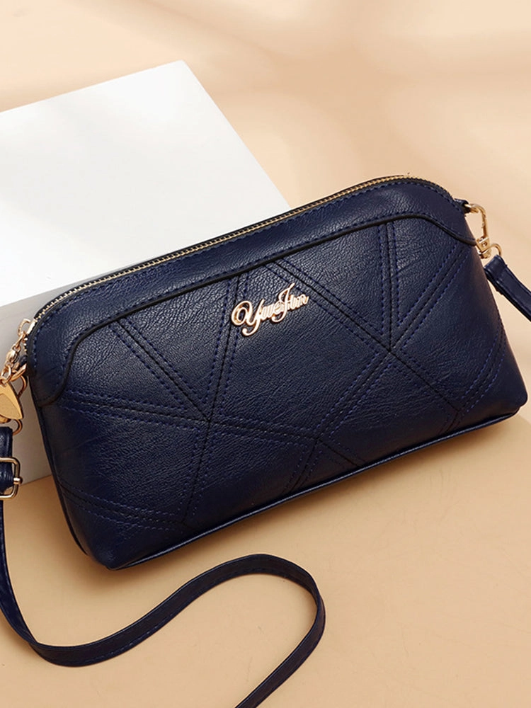 Women's PU Leather Wristlet Clutch Small Crossbody Shoulder Bag Wallet Purse